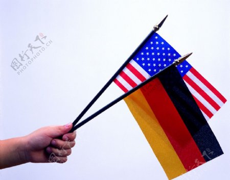 德美国旗图片