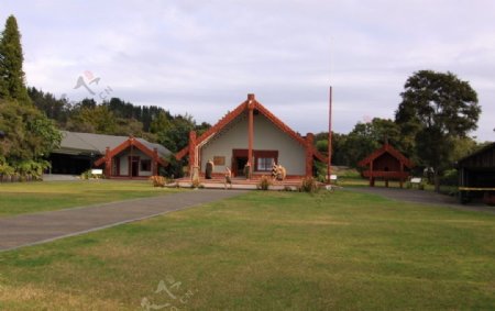 毛利人庭院图片