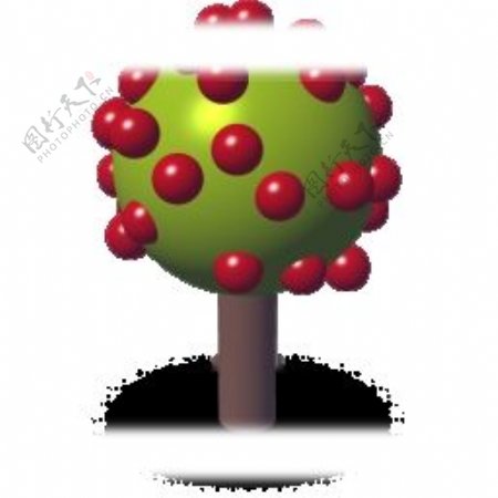 3D水果树图片