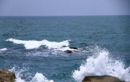 海浪风景图片