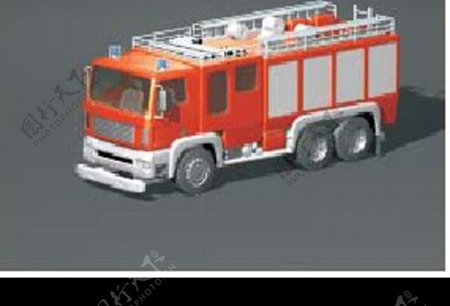 消防车救火车模型贴图全图片