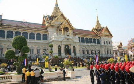 泰国王宫阅兵式图片