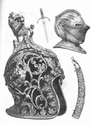 欧洲古代兵器和盔甲5图片