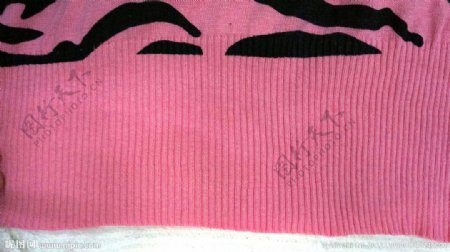 粉红色针织毛线纹理图片