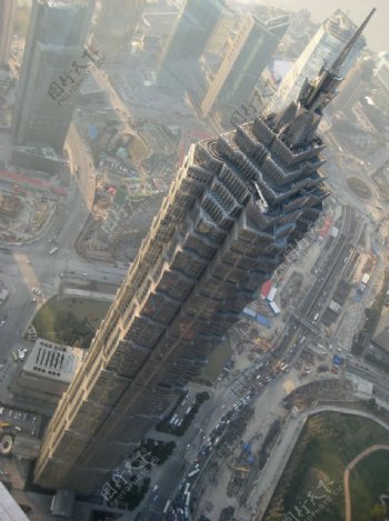 上海金贸大厦俯瞰图片