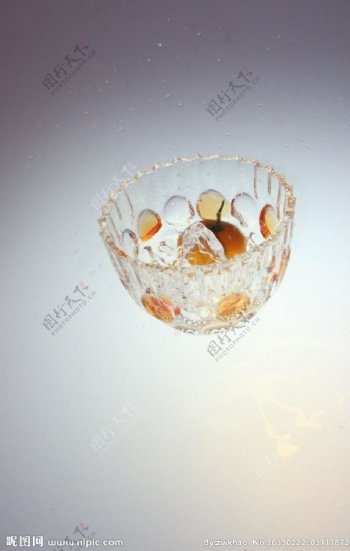 水晶碗图片