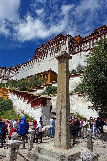 西藏布达拉宫无字碑图片