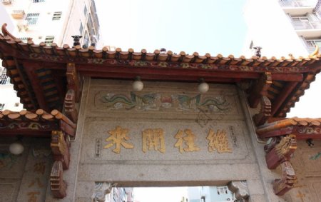 深圳古典建筑屋檐图片
