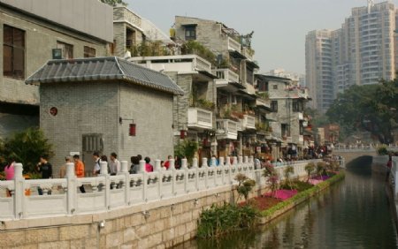 荔枝湾河岸图片