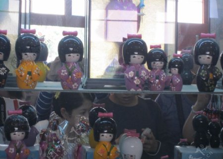 日本木偶娃娃图片