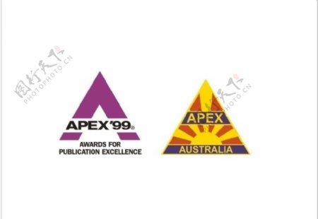 国际著名品牌APEX标志设计图片