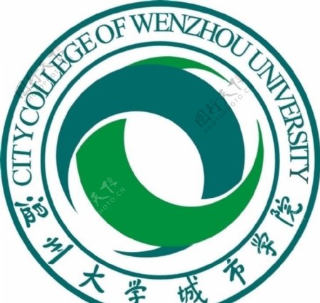 矢量温州大学城市学院校徽图片