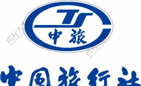 矢量中国旅行社标志图片
