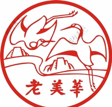 老美华logo图片