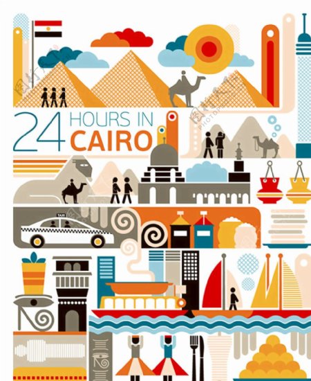 城市生活开罗埃及图片