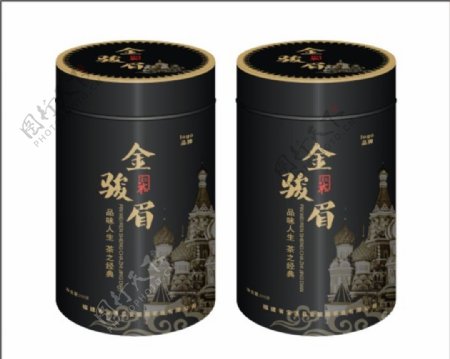 茶叶罐包装效果图图片