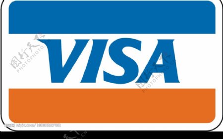 VISA威士信用卡矢量标志图片
