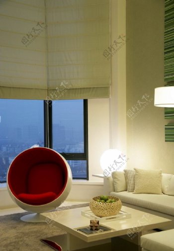 经典现代装饰装修设计客厅空间图片