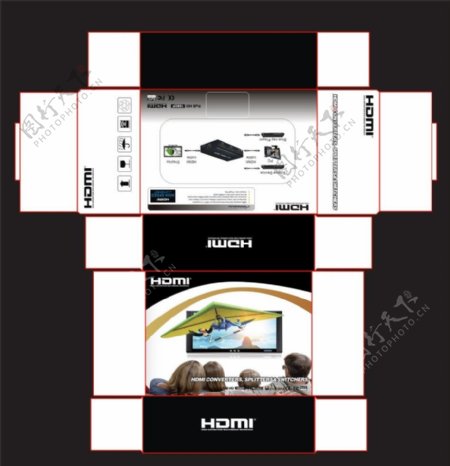 HDMI彩盒图片