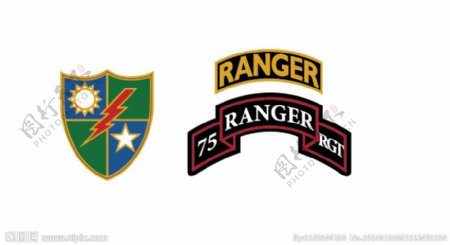 美国75游骑兵团标志图片