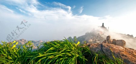 丹炉峰风景图片