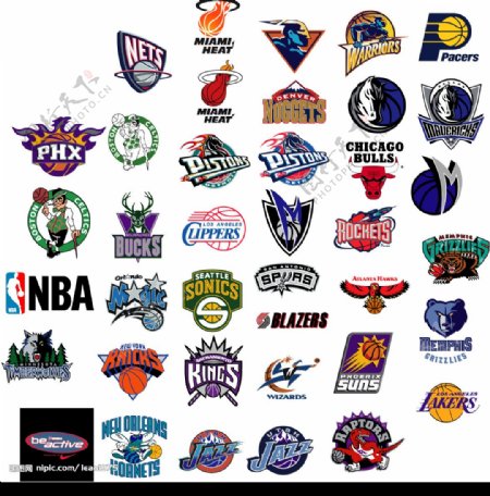 NBA队标图片