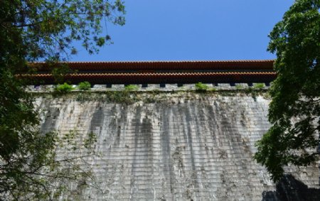 明孝陵城墙图片