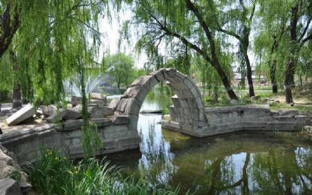 北京圆明园遗址风景图片