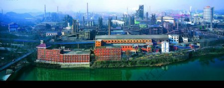 钢铁厂全景超高像素图图片