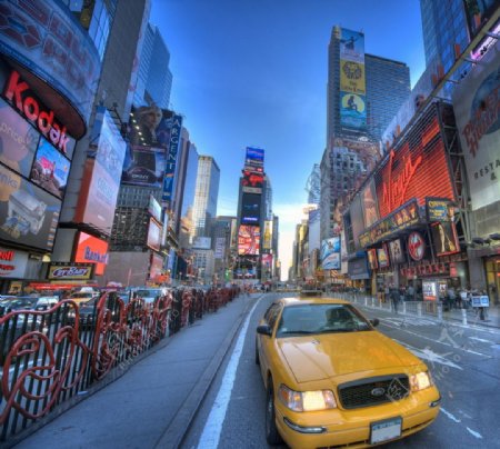 纽约都市出租车图片