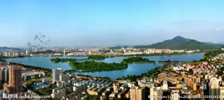 南京玄武湖紫金山图片