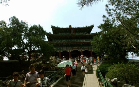 北京景山公园摄影图片