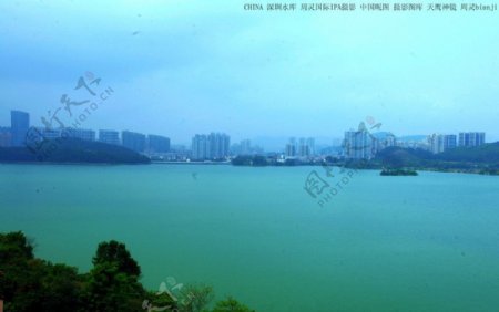 中国仙湖深圳水库图片