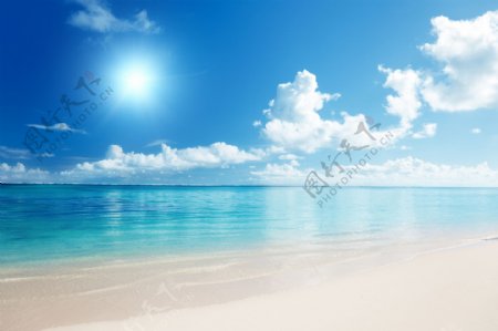 阳光海滩图片