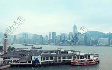 香港尖沙咀天星码头图片