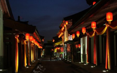 唐市夜景图片