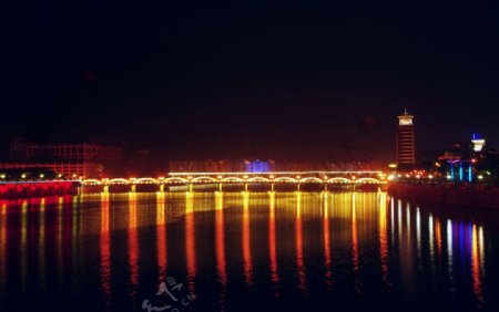 夜景双桥夜景图片