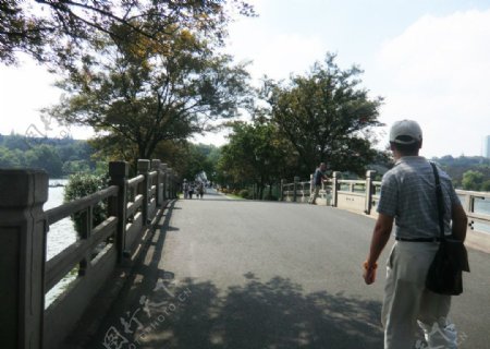 南京玄武湖桥图片