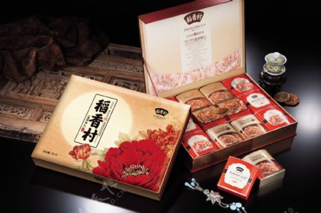 稻香村月饼礼盒设计图片