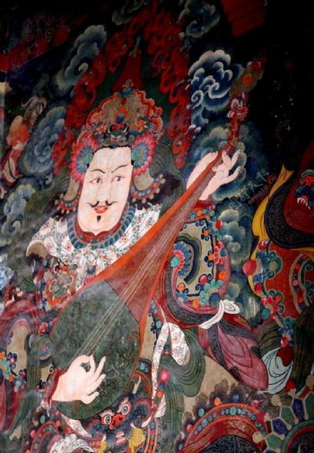 西藏壁画图片
