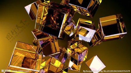 立方体水晶图片