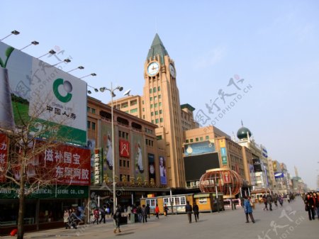 王府井北京百货大楼图片