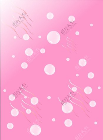 粉色海洋泡泡图片