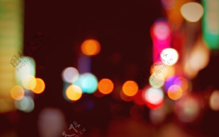 上海南京路的霓虹图片