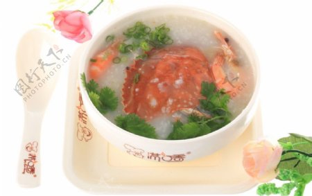 极品虾蟹粥图片