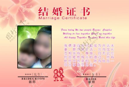 结婚证书图片