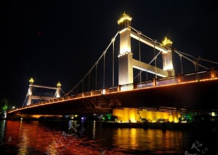 美丽的桂林两江四湖夜景桥图片
