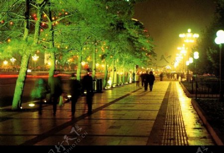 西长安街夜景图片