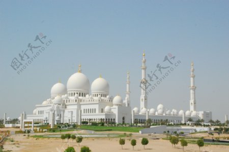 阿布扎比大清真寺图片