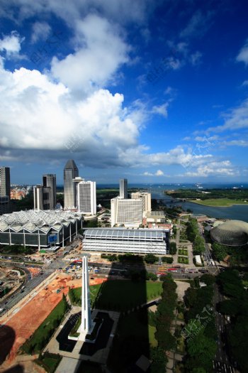 新加坡运河入海口图片